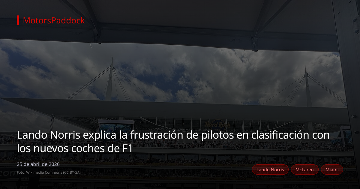 Lando Norris explica la frustración de pilotos en clasificación con los nuevos coches de F1