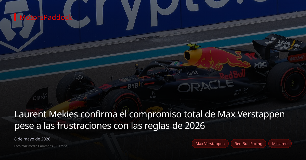 Laurent Mekies confirma el compromiso total de Max Verstappen pese a las frustraciones con las reglas de 2026