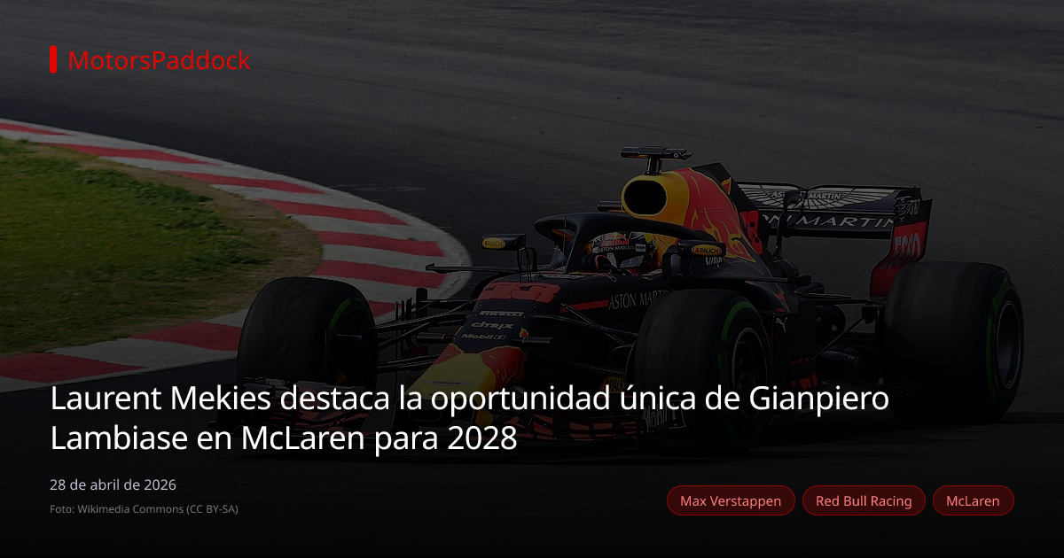 Laurent Mekies destaca la oportunidad única de Gianpiero Lambiase en McLaren para 2028