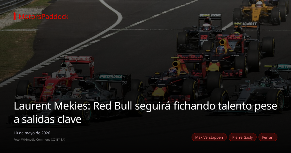 Laurent Mekies: Red Bull seguirá fichando talento pese a salidas clave