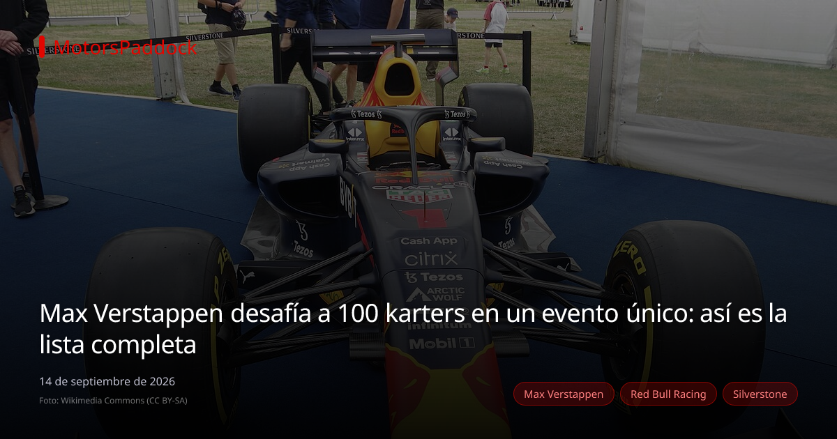 Max Verstappen vs 100 karters: lista completa | MotorsPaddock