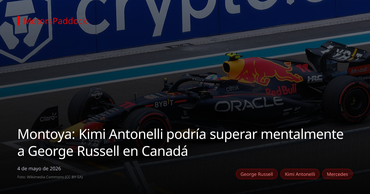 Montoya: Kimi Antonelli podría superar mentalmente a George Russell en Canadá