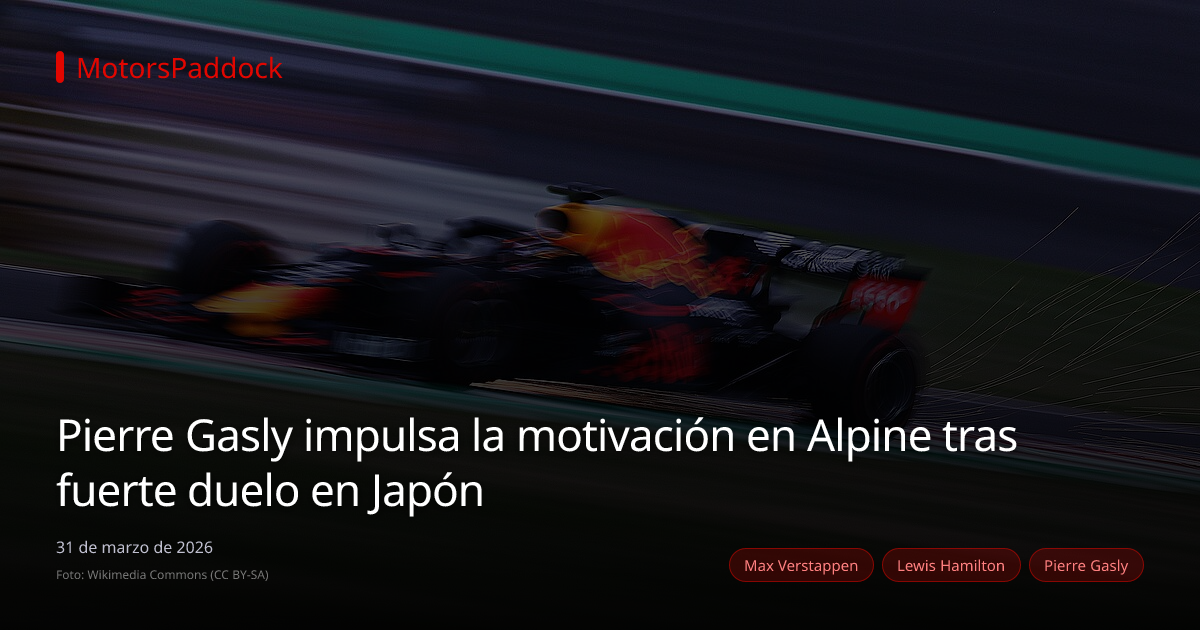 Pierre Gasly impulsa la motivación en Alpine tras fuerte duelo en Japón