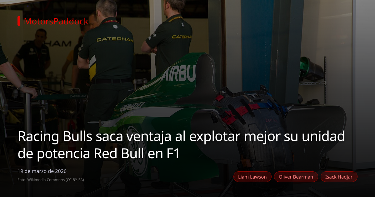 Racing Bulls saca ventaja al explotar mejor su unidad de potencia Red Bull en F1