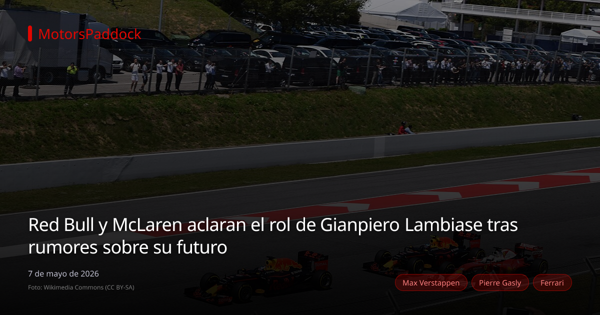 Red Bull y McLaren aclaran el rol de Gianpiero Lambiase tras rumores sobre su futuro