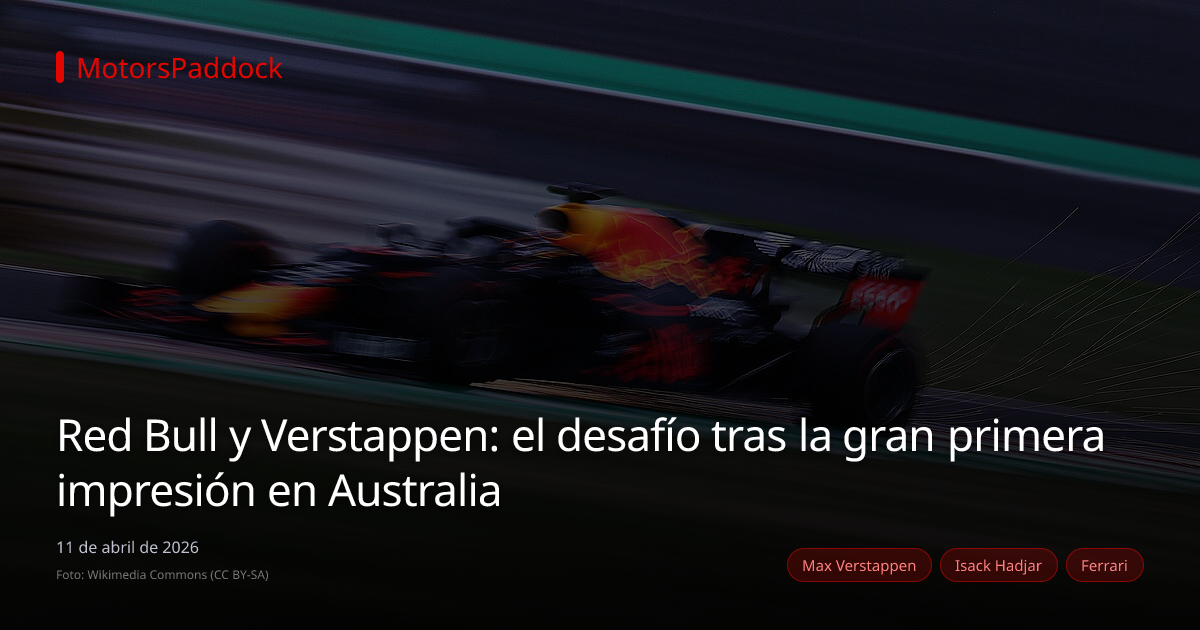 Red Bull y Verstappen: el desafío tras la gran primera impresión en Australia