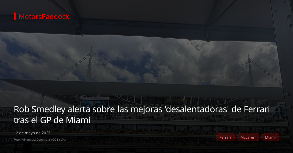 Rob Smedley alerta sobre las mejoras 'desalentadoras' de Ferrari tras el GP de Miami