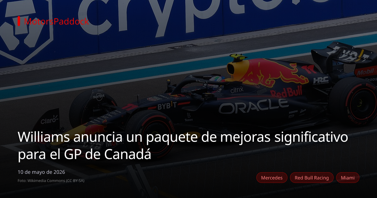 Williams anuncia un paquete de mejoras significativo para el GP de Canadá