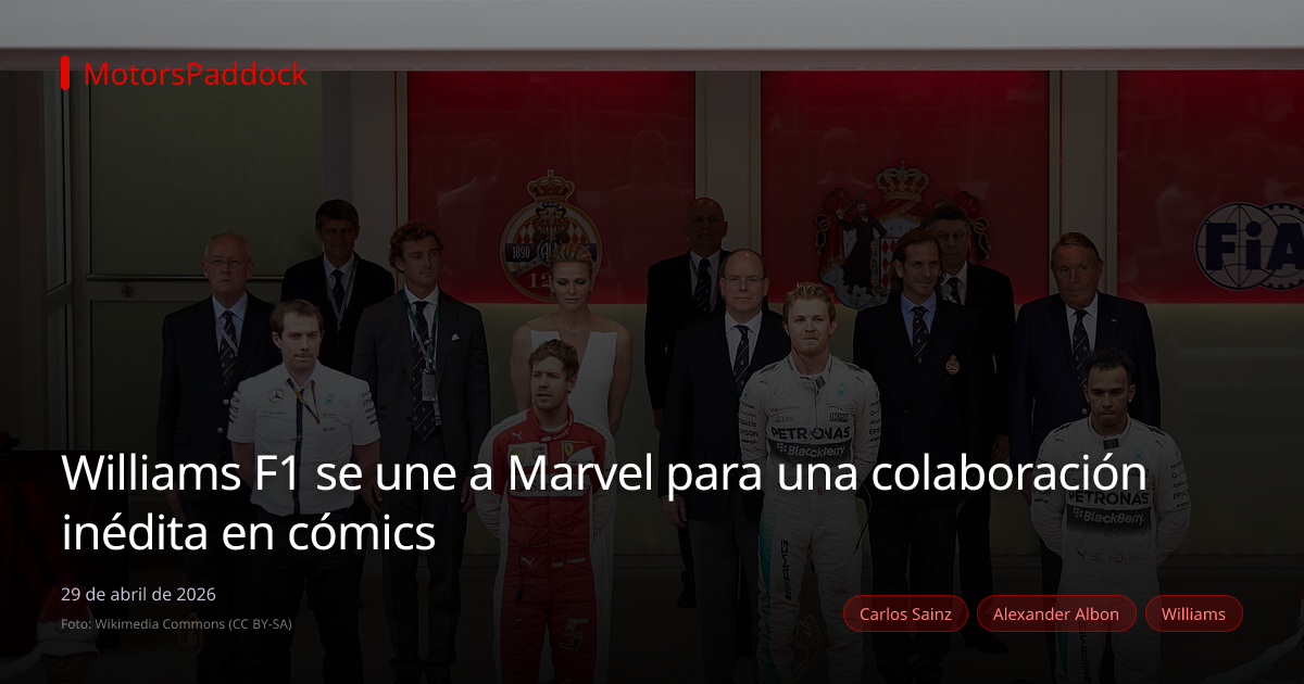 Williams F1 se une a Marvel para una colaboración inédita en cómics